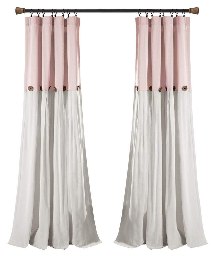 Lush Decor Beckham Semi Sheer Curtain Single Panel