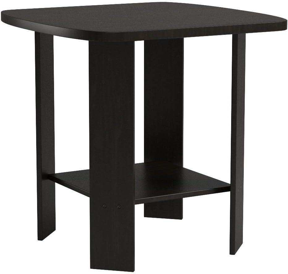 Furinno Simple Design End Table, 2-Pack, Espresso