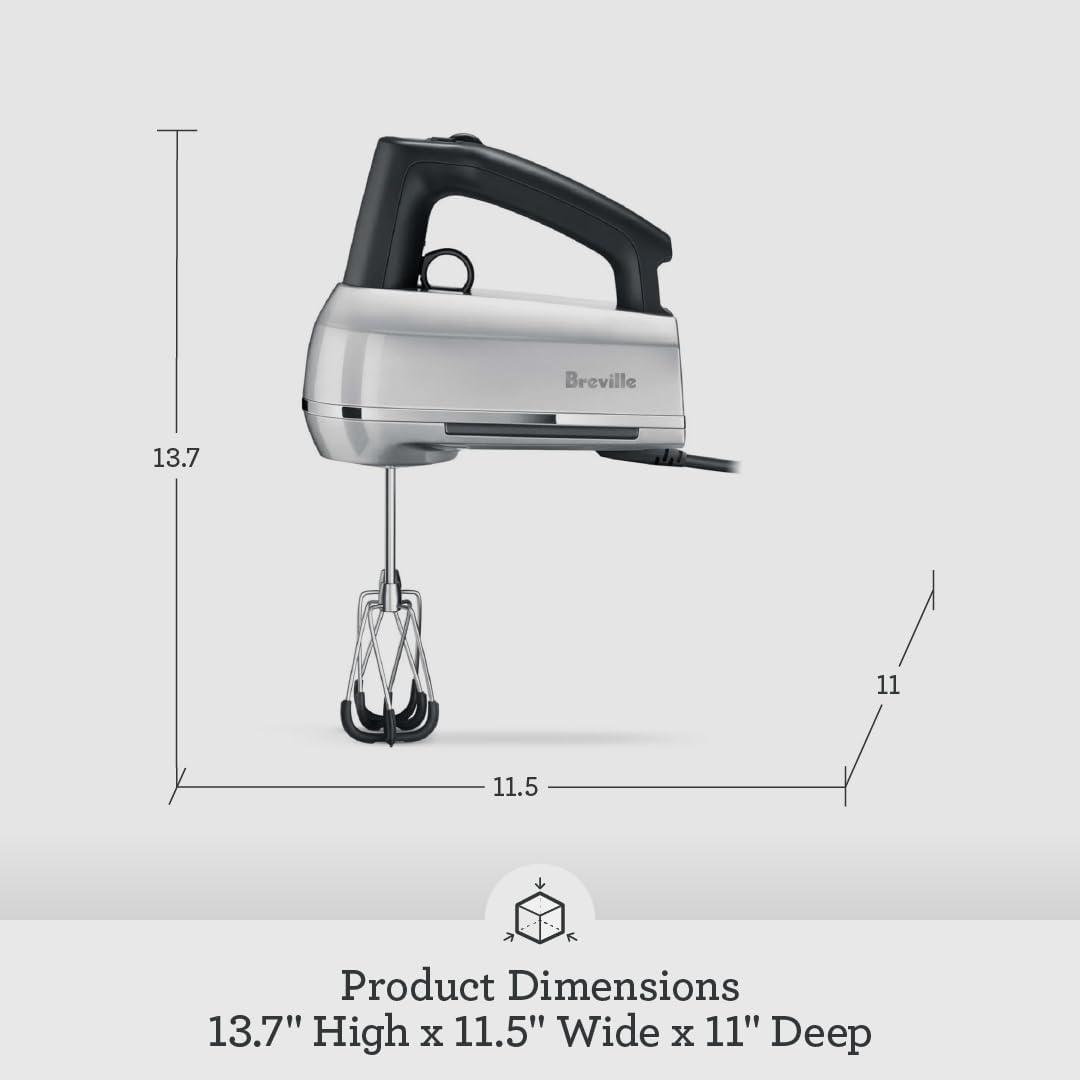 Breville ® Handy Mix Scraper ™ 9-Speed Hand Mixer in Silver