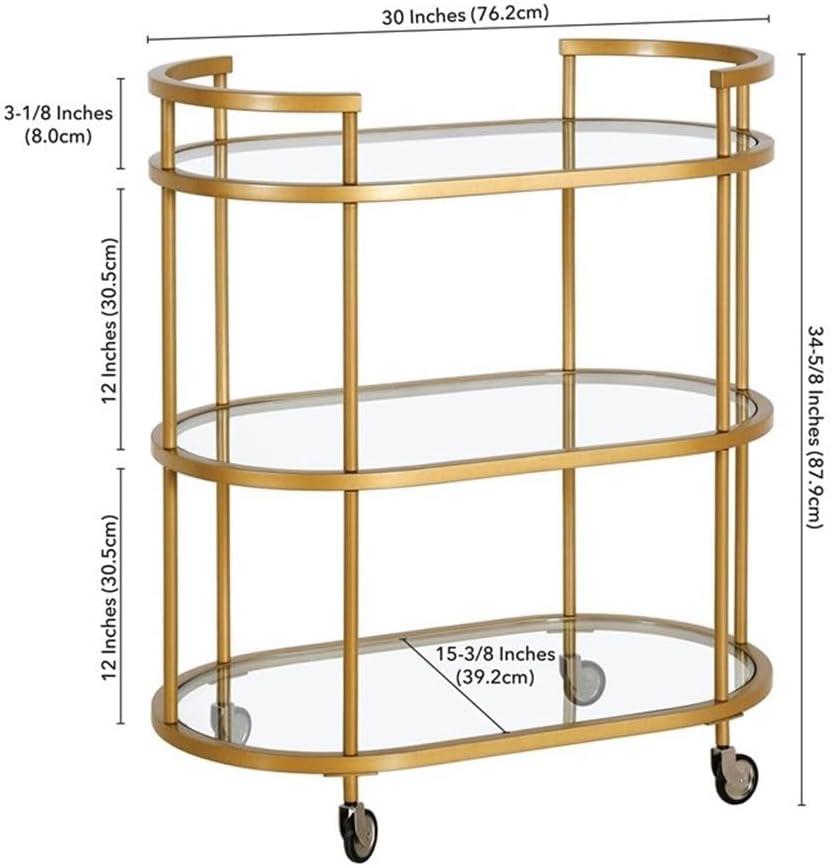 Rosario Metal Bar Cart