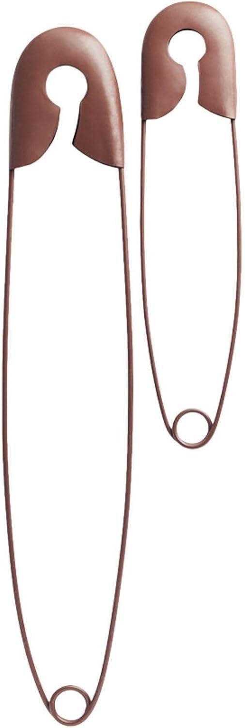 The Lakeside Collection Laundry Room Decor with Rustic Safety Pins Tip Jar and Humorous Sign - Safety Pin Wall Decor Set