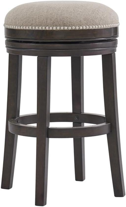 Set of 2 Clara Swivel Bar Height Stools - Alaterre Furniture