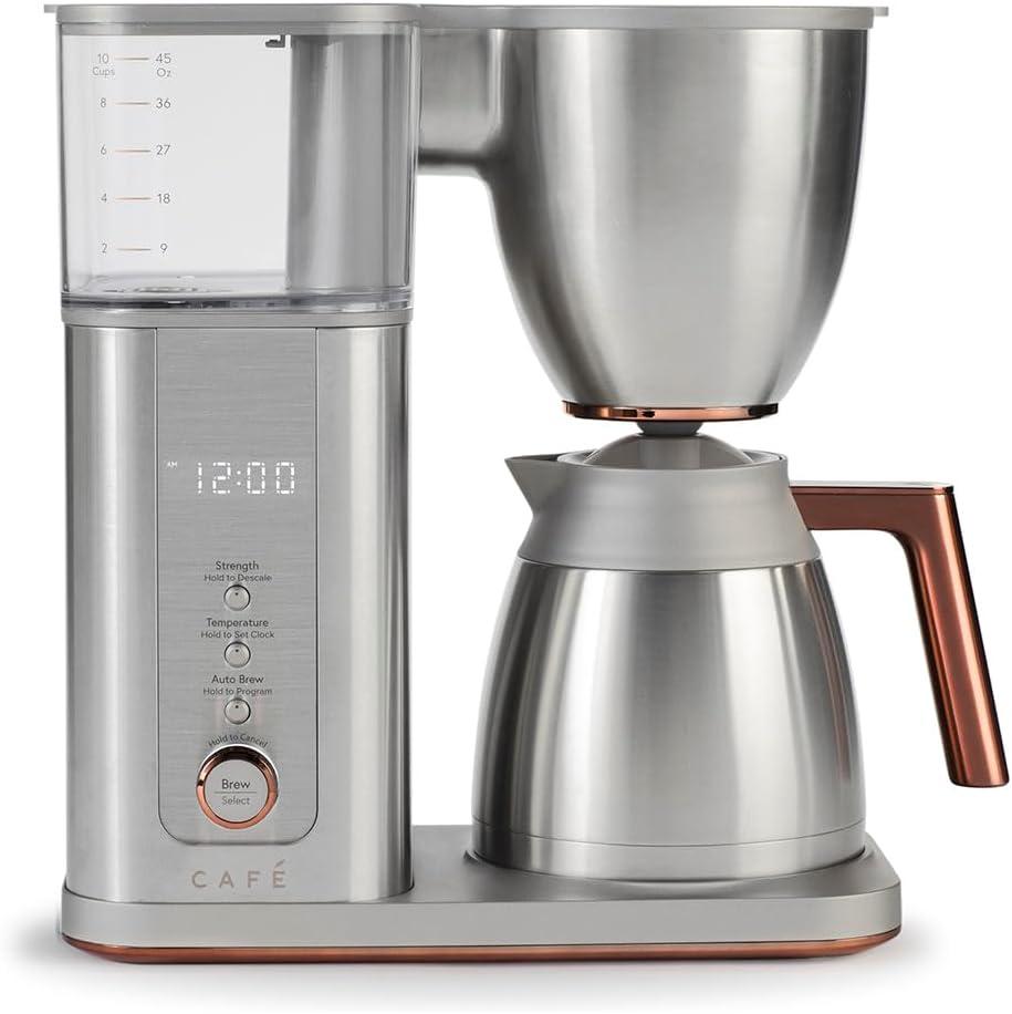 Café ™ Stainless Steel 10-Cup Drip Coffee Maker with Thermal Carafe