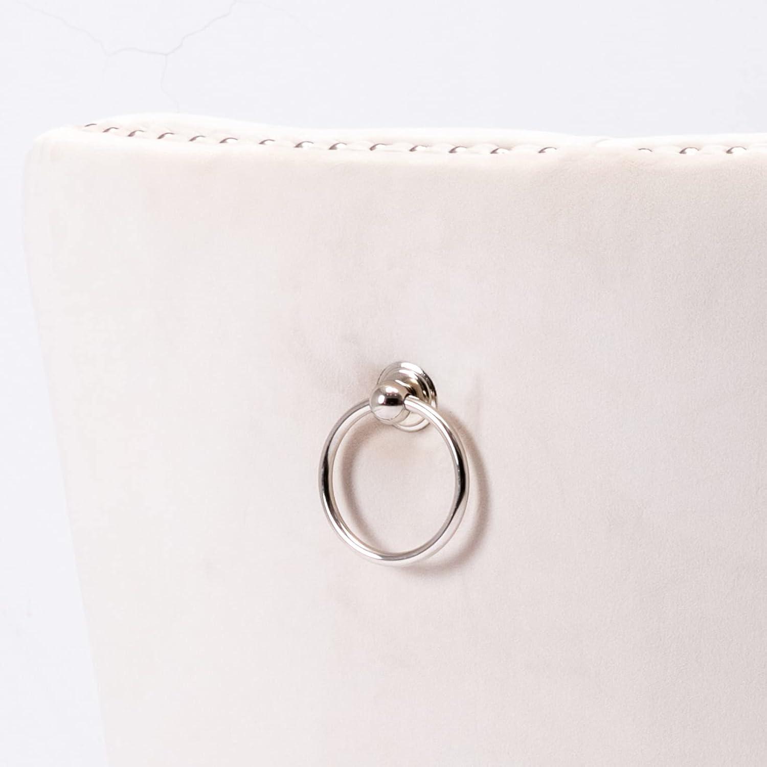 Rosdorf Park High-end Tufted Velvet Upholstered Nailhead Dining Chair