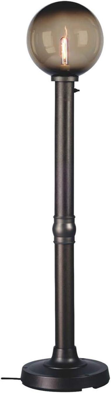 Patio Living Concepts Moonlite 64 Floor Lamp 09717 with 3 bronze tube body and bronze globe