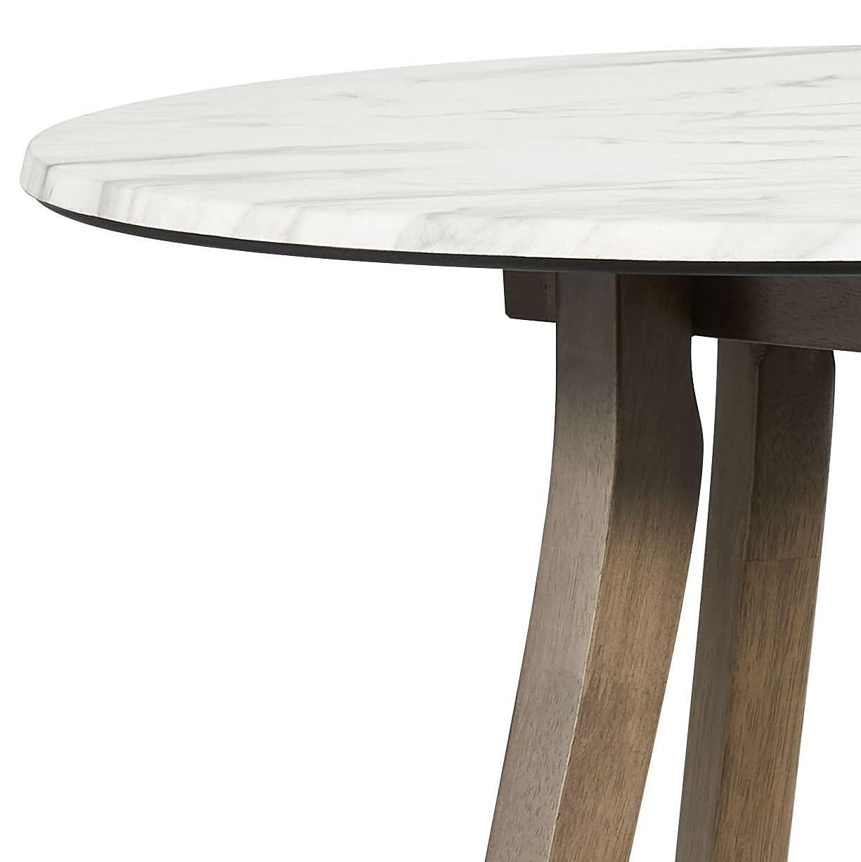 Progressive Furniture Pixie Wood End Table in Domoni White/Honey