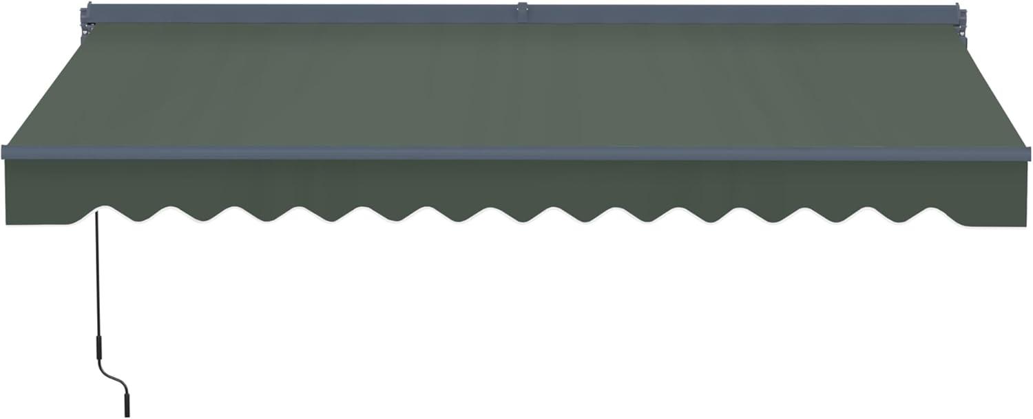 Semi-Cassette Motorized Patio Awning with LED Lights - Moroccan Collection
