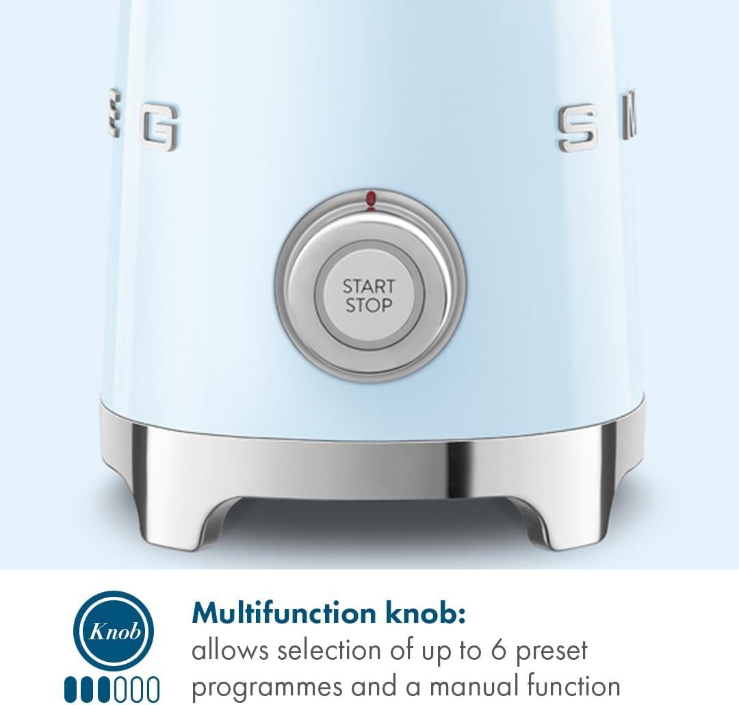 SMEG Pastel Blue Retro Milk Frother