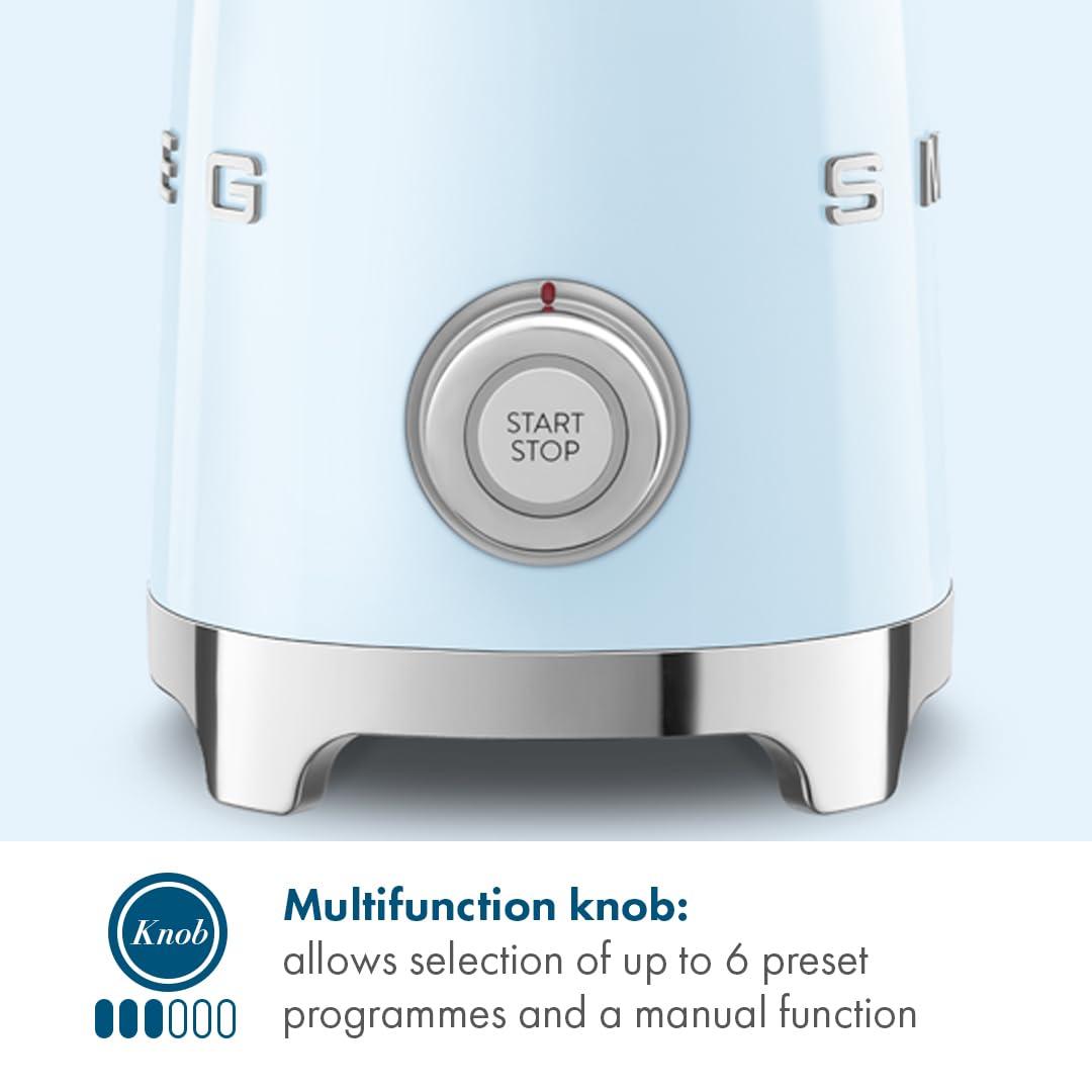 SMEG Pastel Blue Retro Milk Frother