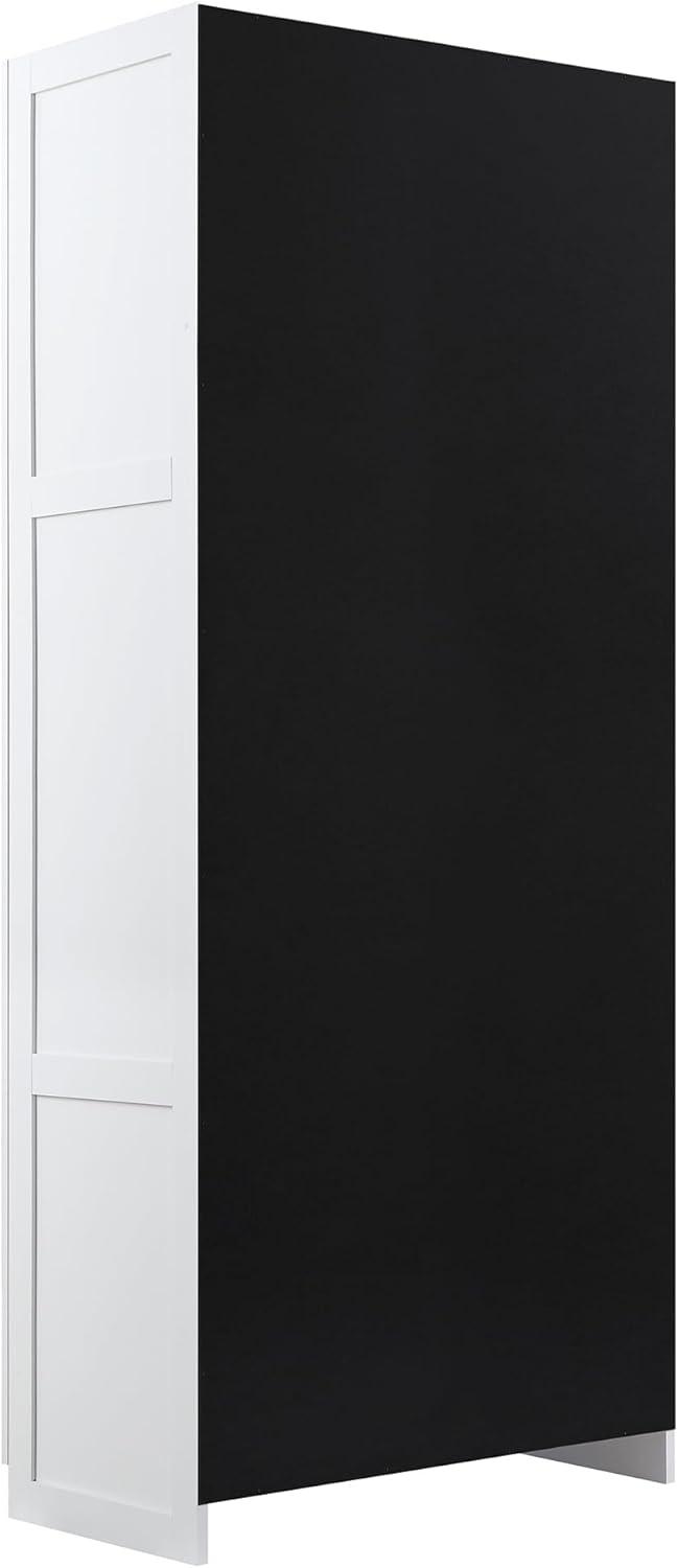 Hopkins Modern 7 Shelf Freestanding Storage Closet - Manhattan Comfort