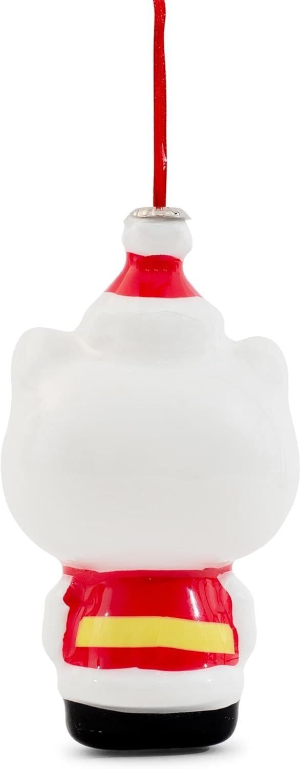Surreal Entertainment Sanrio Hello Kitty Santa 4-Inch Shatterproof Decoupage Ornament