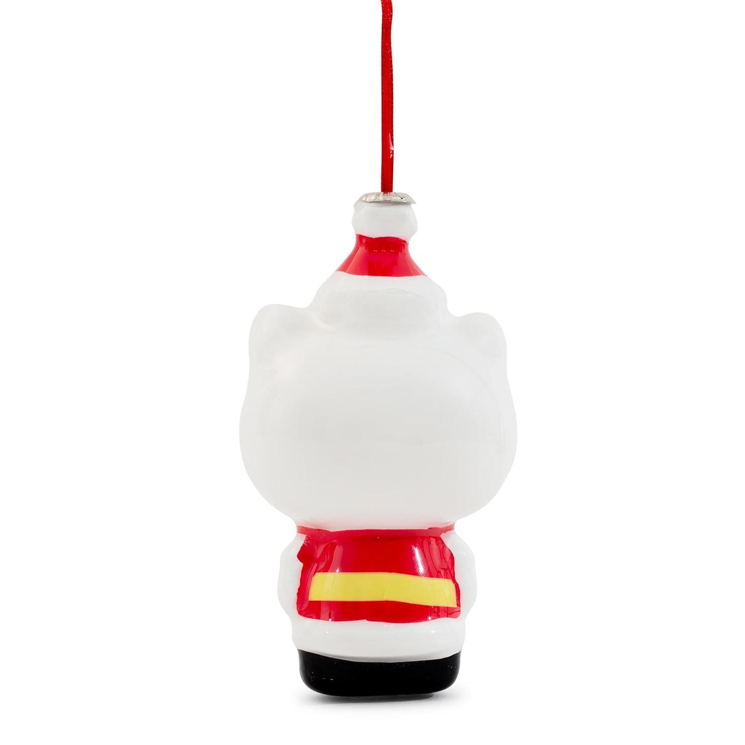 Surreal Entertainment Sanrio Hello Kitty Santa 4-Inch Shatterproof Decoupage Ornament