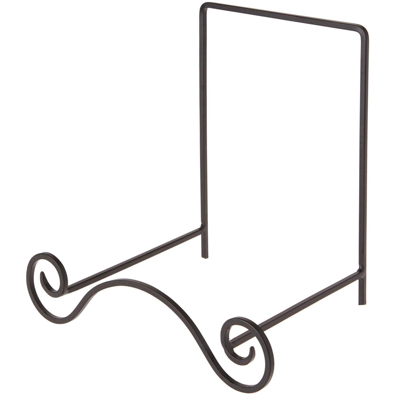 Bard's Wrought Iron Bowl or Deep Platter Stand, 9.375" H x 10.25" W x 7.625" D (For 12" - 16" Bowls or Deep Platters)