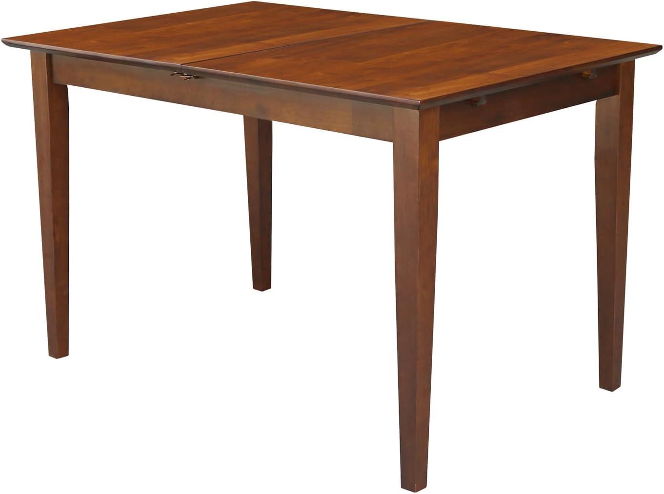 32"x48" Shaker Style Extendable Dining Table - International Concepts