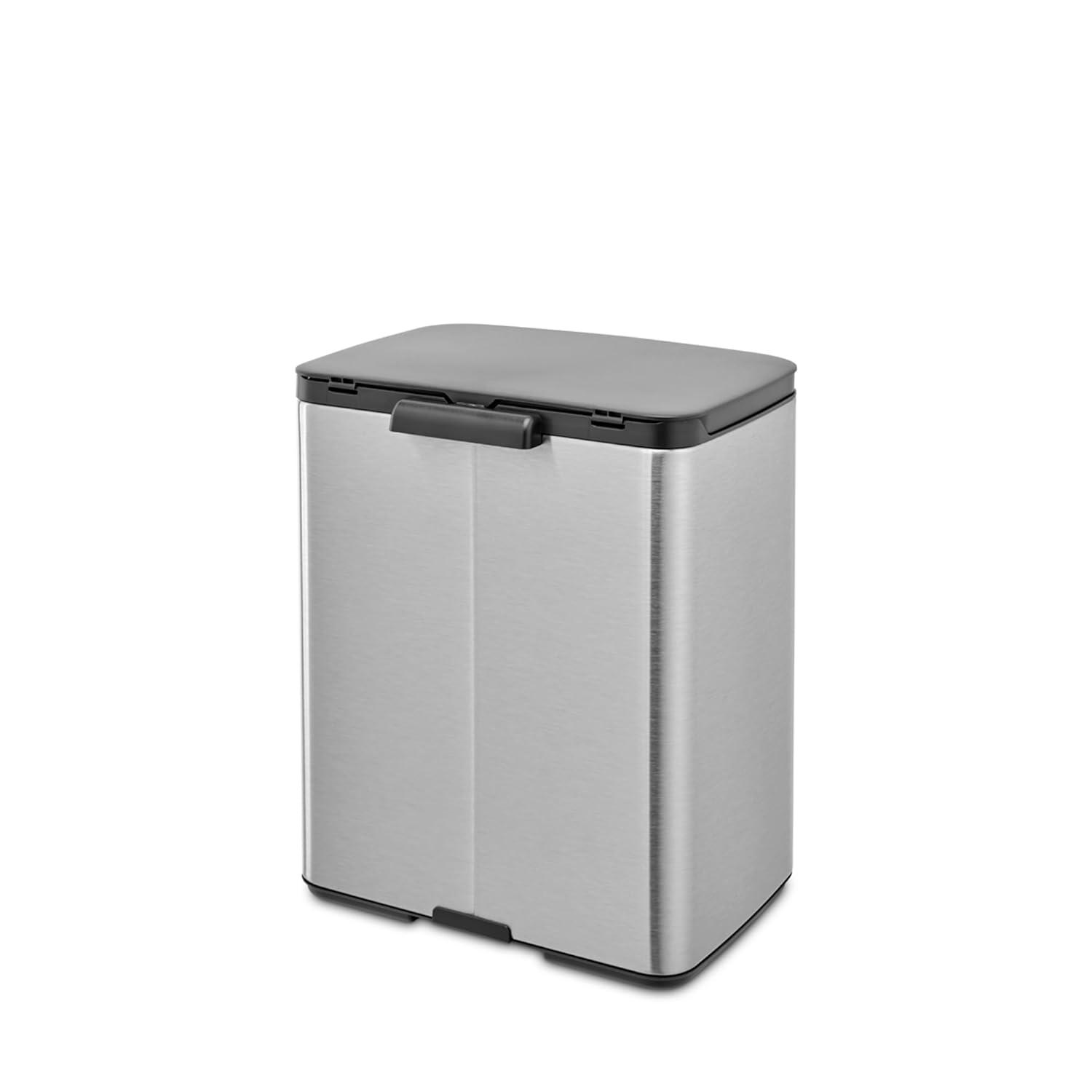 Brabantia 3.2 Gal Matt Steel Fingerprint Proof Trash Can