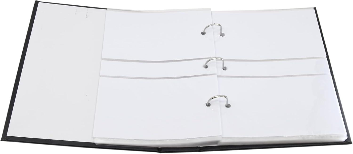 New View Gifts 8 x 10 Black Linen Photo Album, Holds 240 - 4"x6" Photos