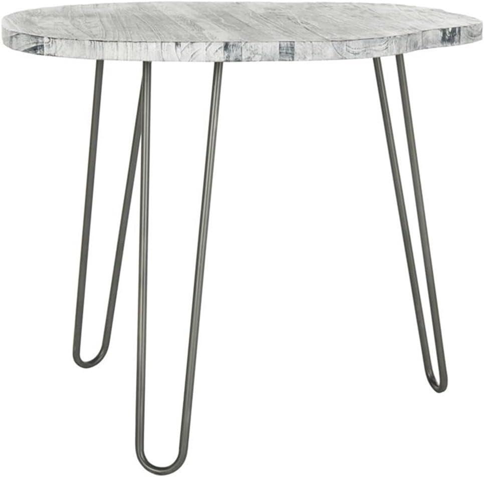 SAFAVIEH Mindy Mid-Century Wood Top Dining Table, Natural