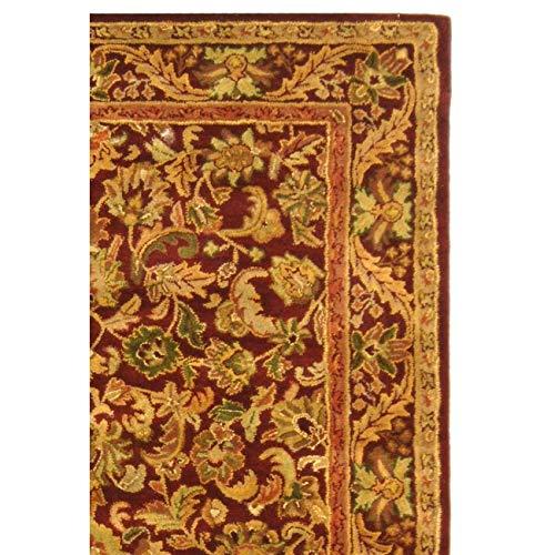 Antiquity AT52 Hand Tufted Indoor Area Rug - Wine/Gold - 6'x9' - Safavieh