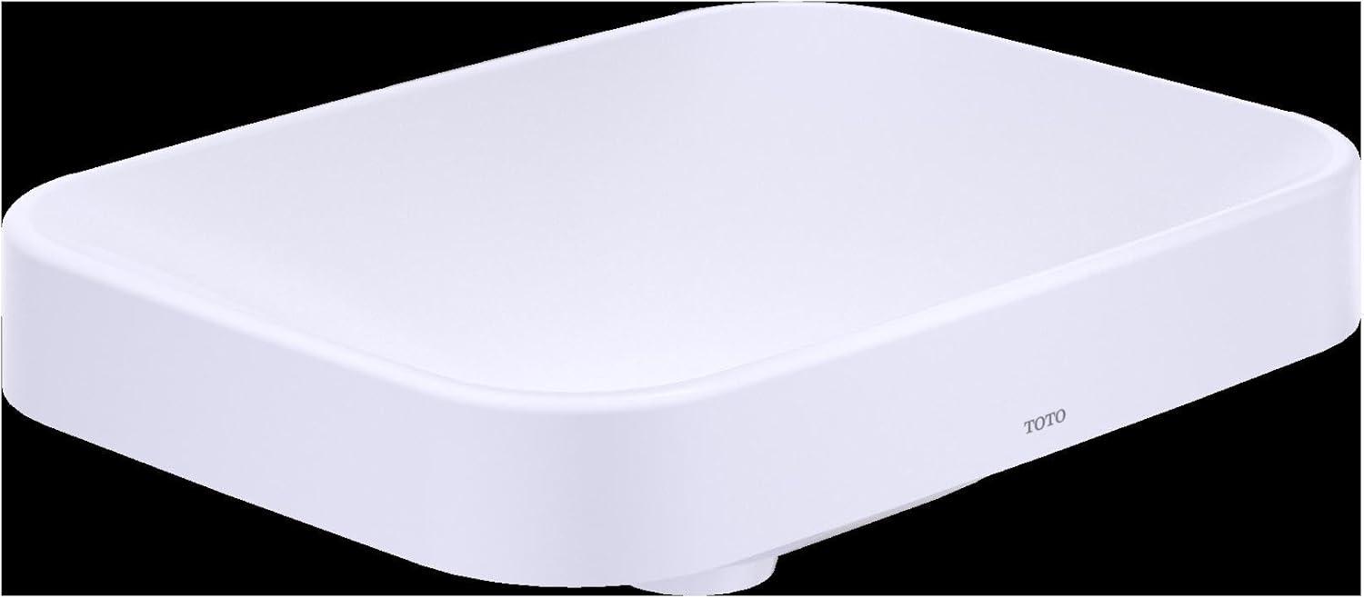 Arvina™ Vitreous China Rectangular Vessel Bathroom Sink with Overflow