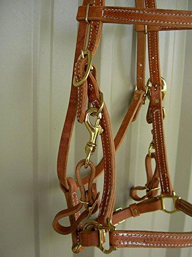 Horse Harness Leather Heavy-Duty Working Tack Bridle 975H375