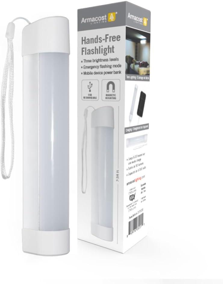 Armacost Lighting Hands Free Rechargeable LED FlashLight