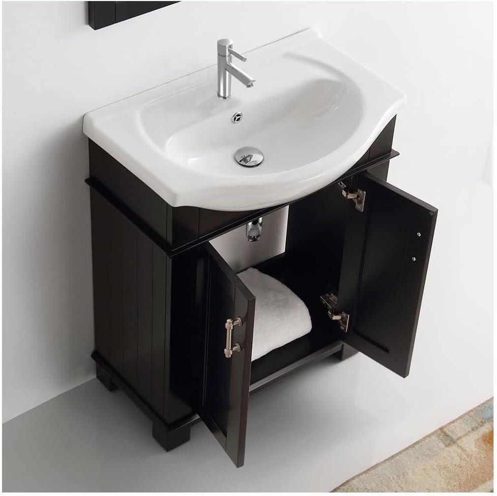 Hartford 30" Freestanding Single Traditional Bathroom Vanity w/ Integrated Sink -Faucet Not Included