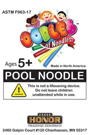 Summer Clearance Floating Pool Noodles Foam TubeOodles of Noodles 12 Pack of 52 Inch Foam -Assorted Colors