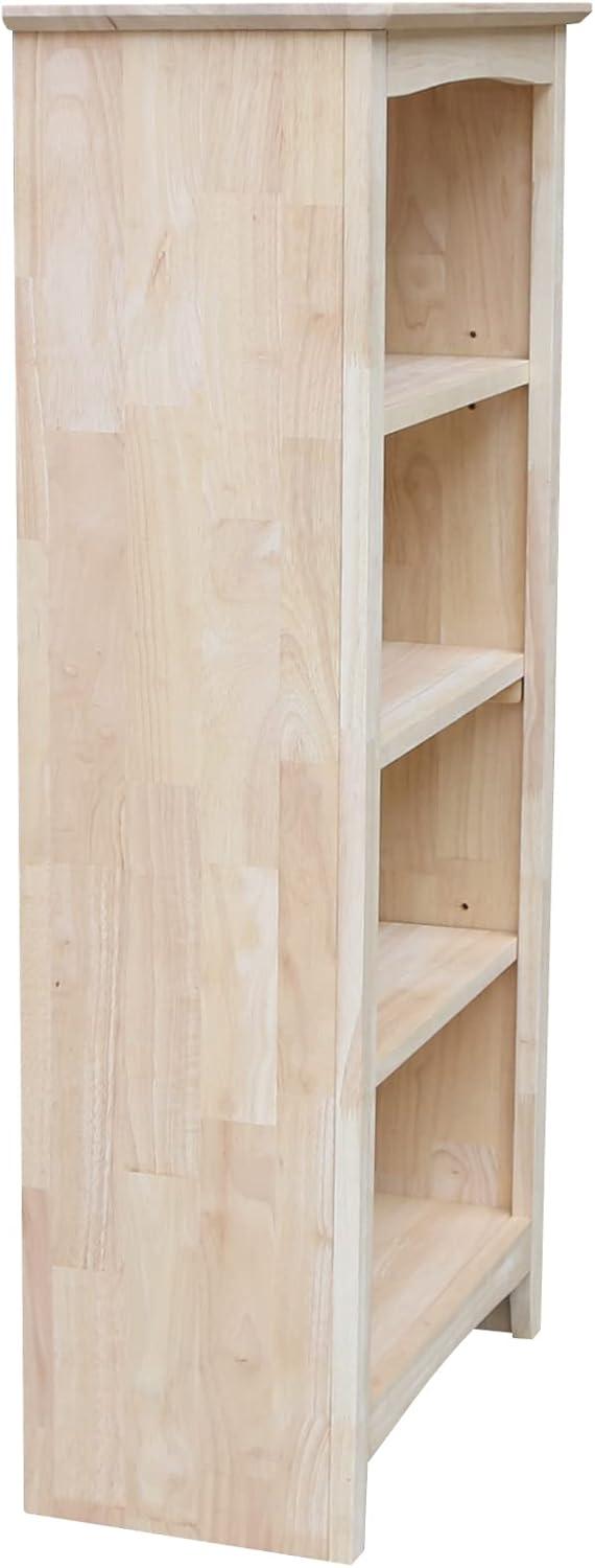 48"x24" Shaker Bookcase Unfinished - International Concepts