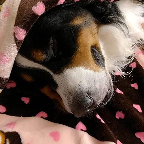 Snuggle Puppy Blanket for Pets - Extra Soft and Long Lasting - Pink Pattern