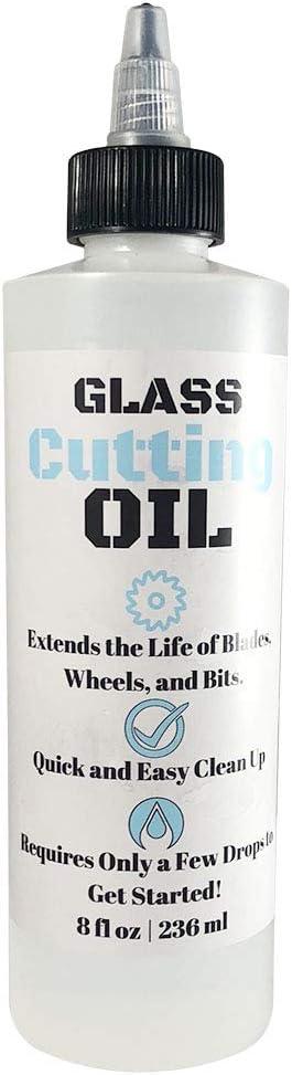 Premium Glass Cutting Oil for All Glass Cutter Tools (8 oz)