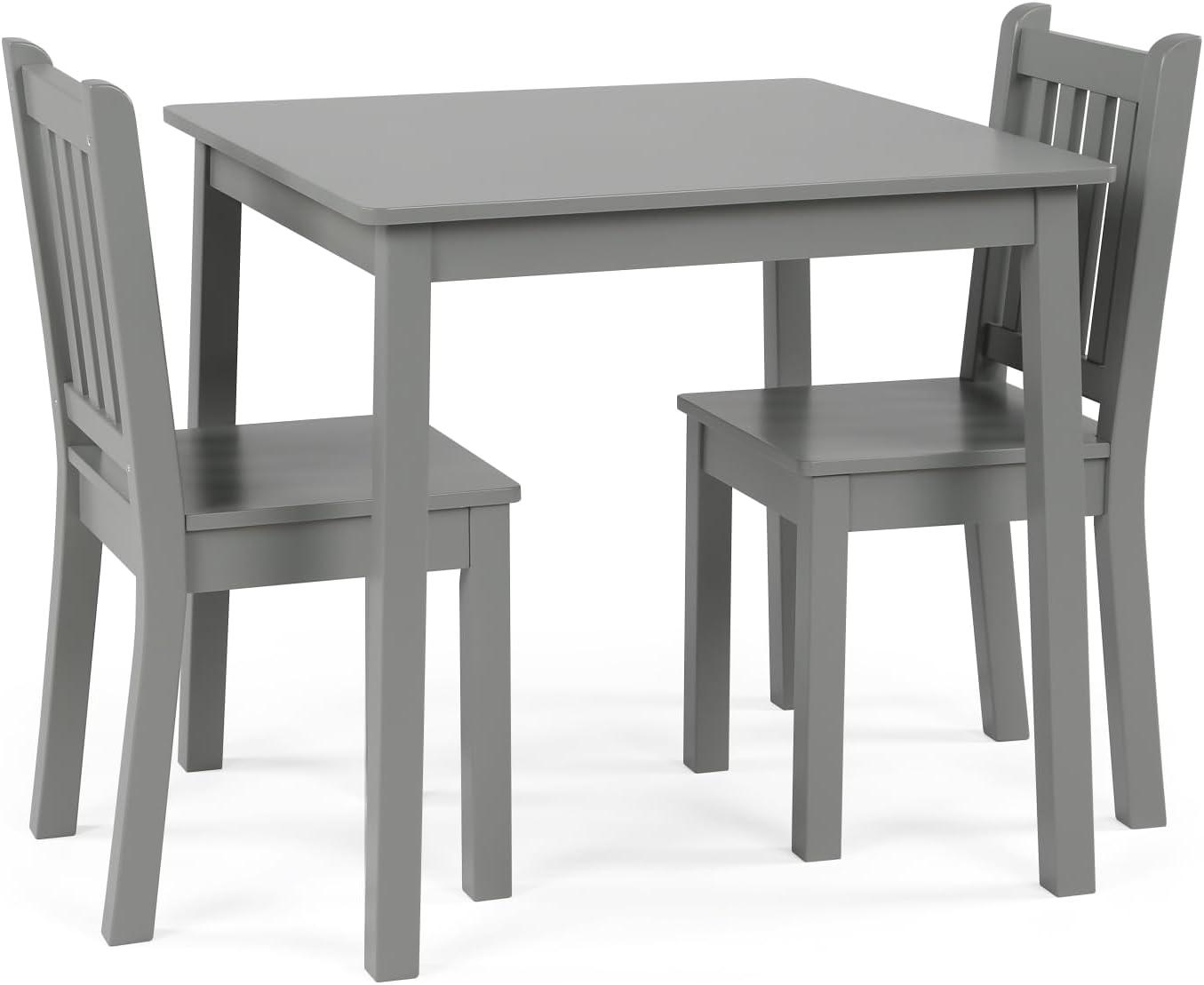 3pc Kids' Wood Table and Chair Set - Humble Crew