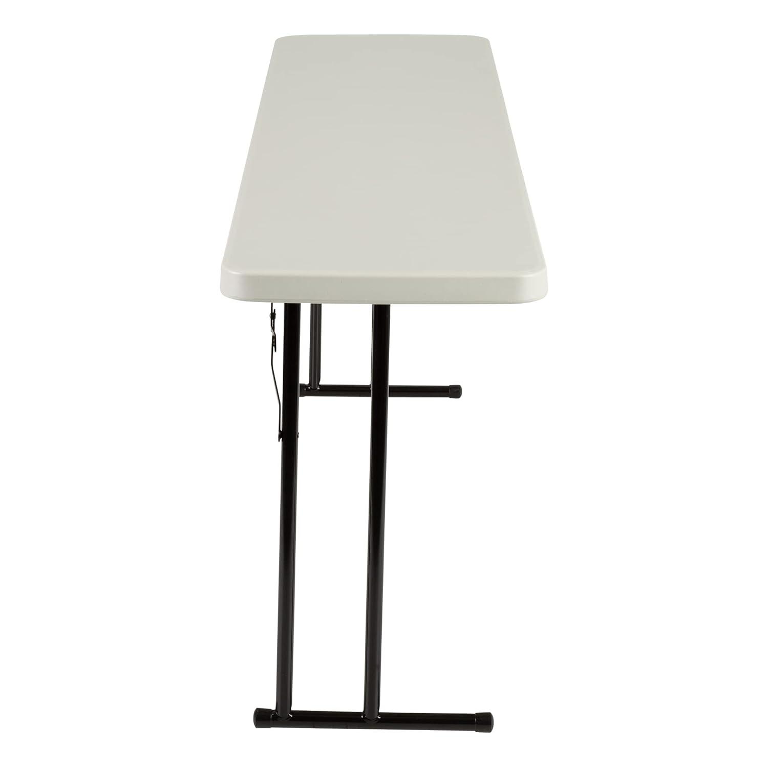 Rectangular Blow-Molded Plastic Folding Training Seminar Table