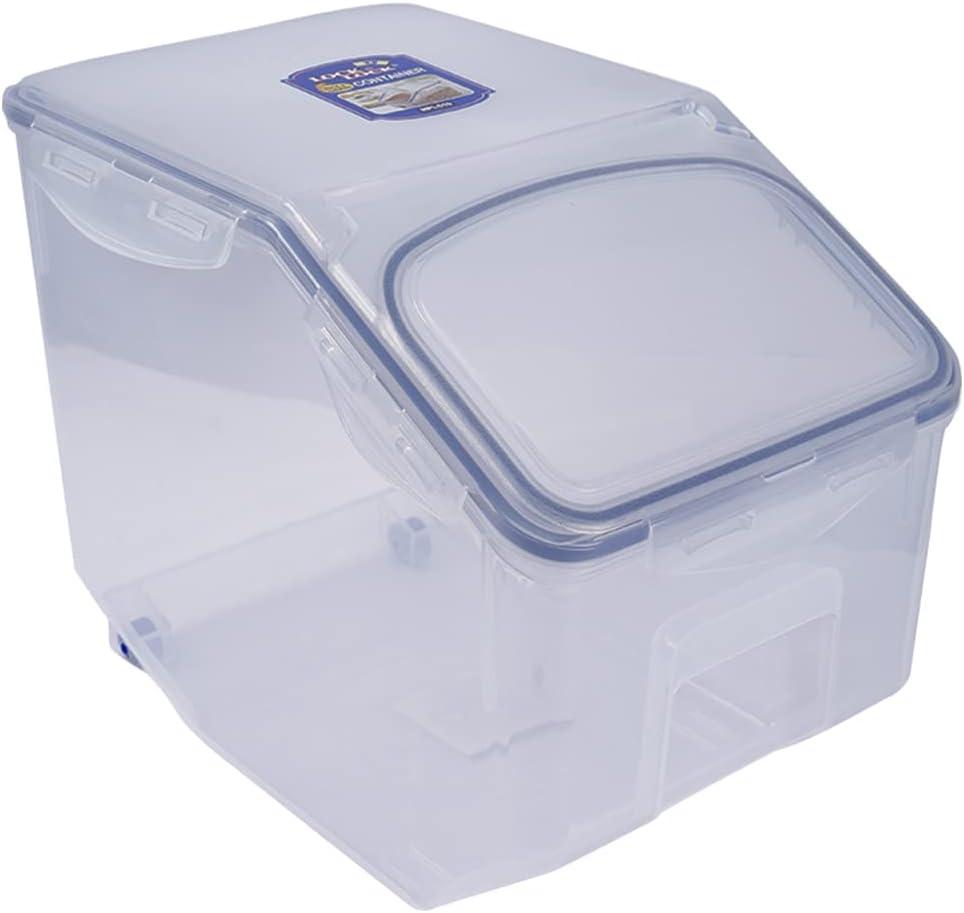 Clear Plastic Rectangular Food Storage Container with Flip Top Lid