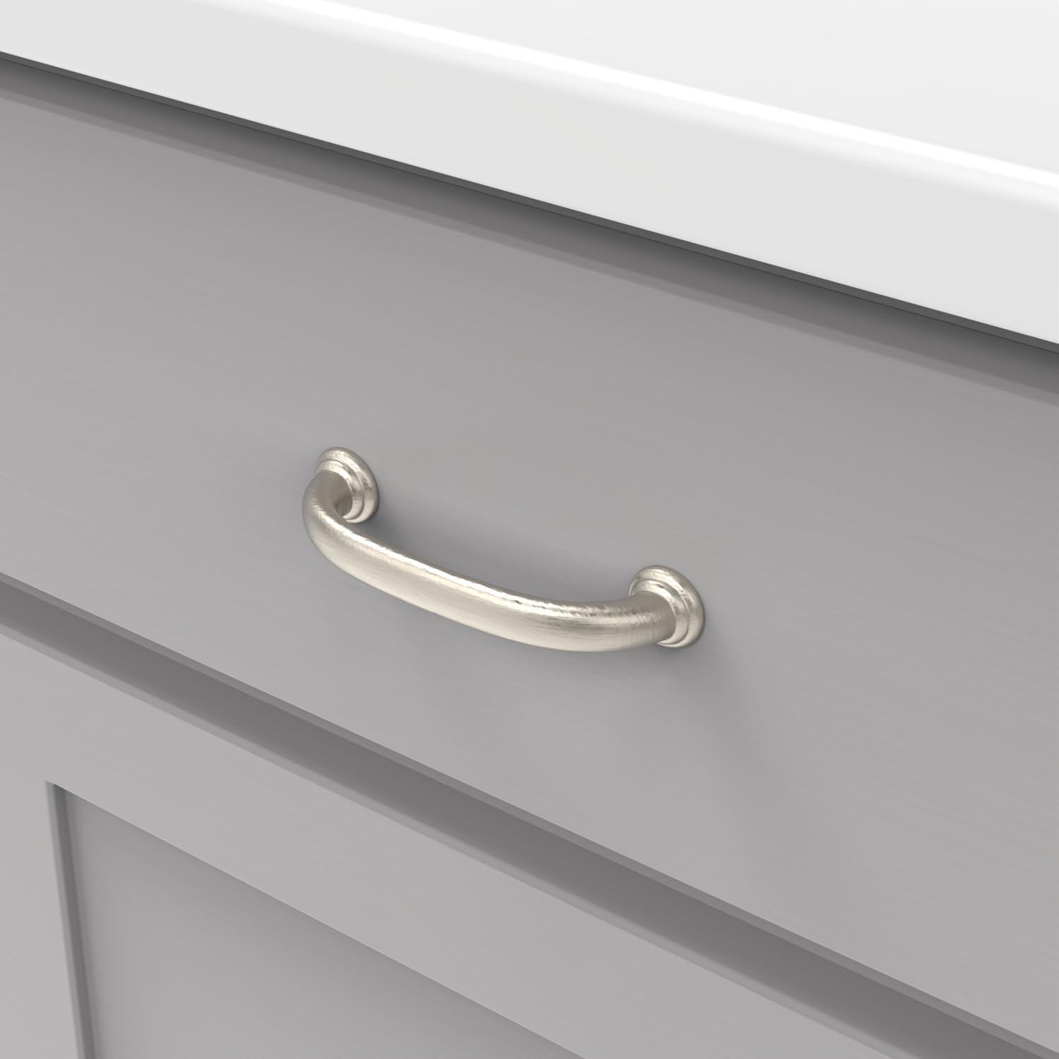 Zephyr Kitchen Cabinet Handles, Solid Core Drawer Pulls for Cabinet Doors, 3-3/4" (96mm)