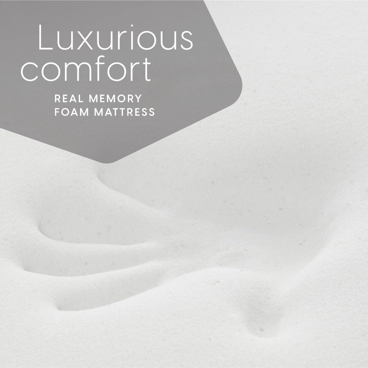 Milliard Full Size Memory Foam Futon Mattress, Black