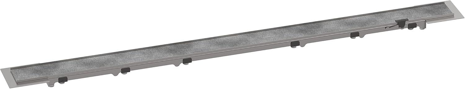 Rain Rock Trim Flex 35 1/4" Linear Grid Shower Drain