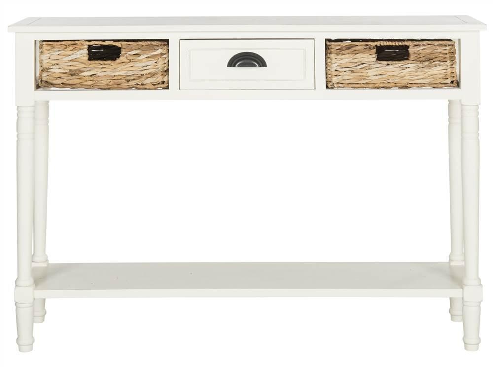 Christa Console - AMH5737B - Off-White - Safavieh Couture