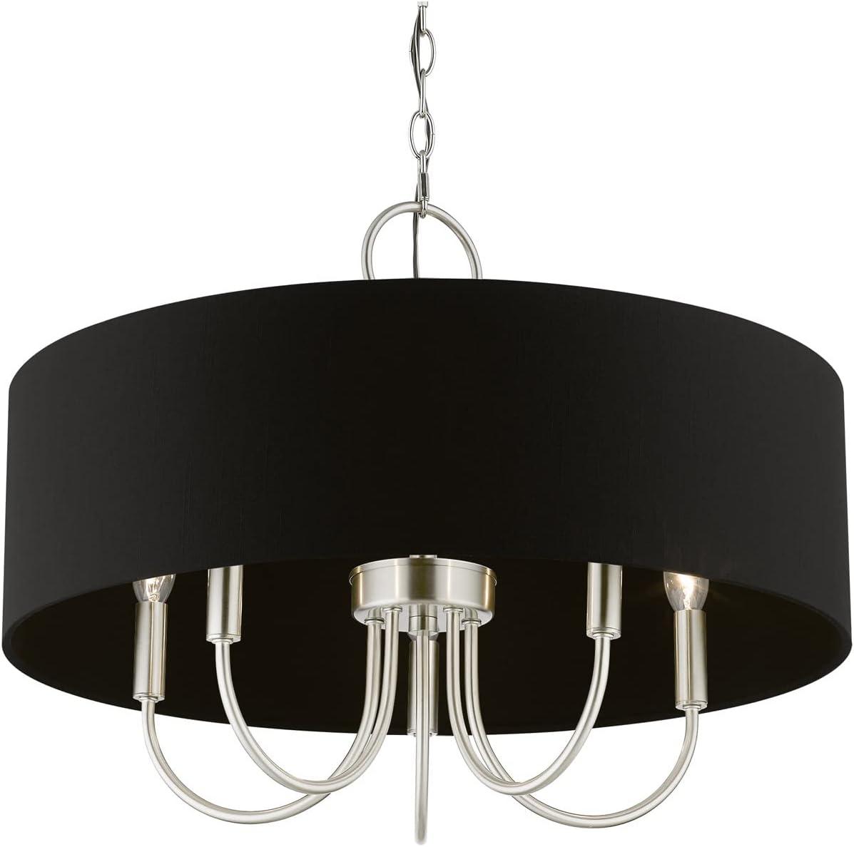 Livex Lighting Huntington 5 - Light Pendant in  Brushed Nickel