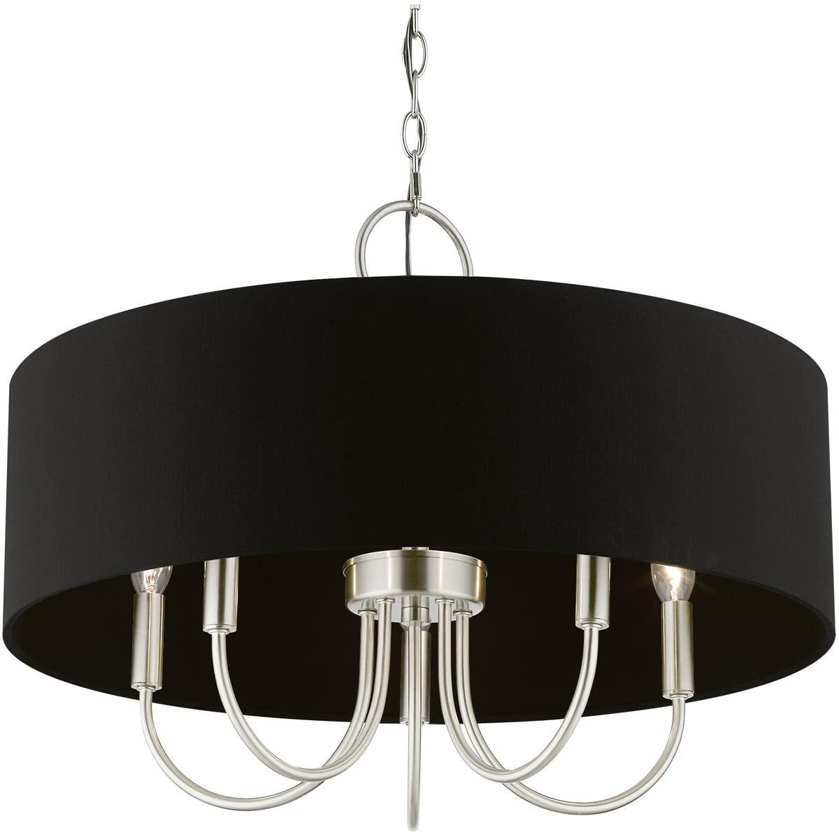 Livex Lighting Huntington 5 - Light Pendant in  Brushed Nickel