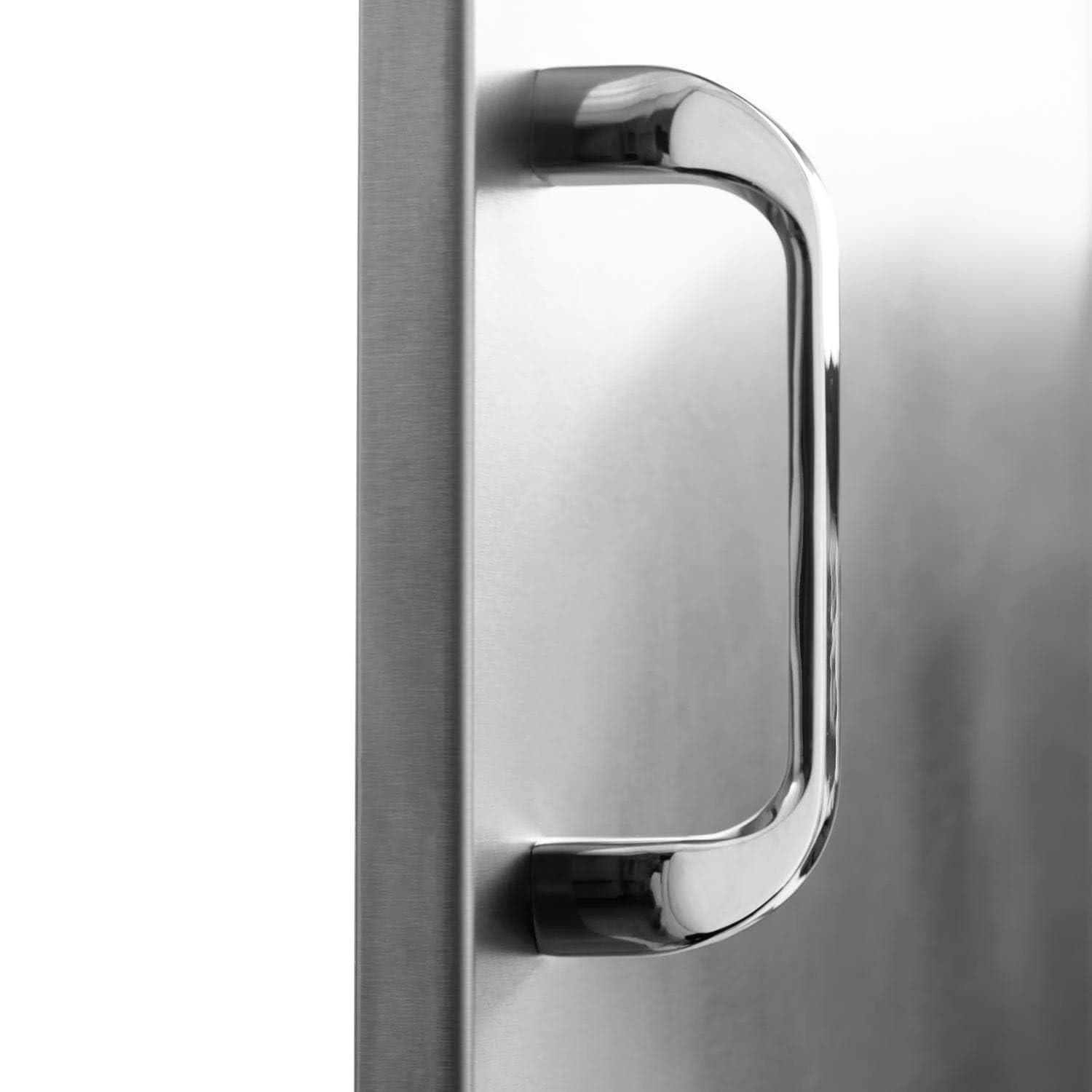 BBQGuys Signature 25-Inch Stainless Steel Double Access Door - Traditional
