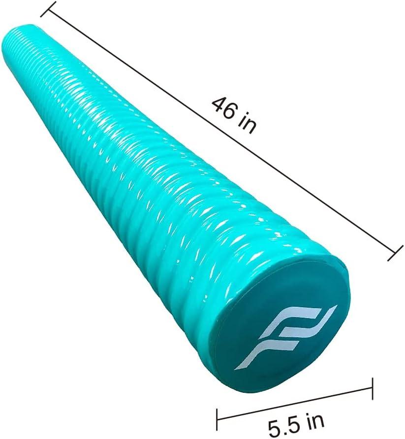 Teal Jumbo Vinyl-Coated Pool Noodle for Adults and Kids