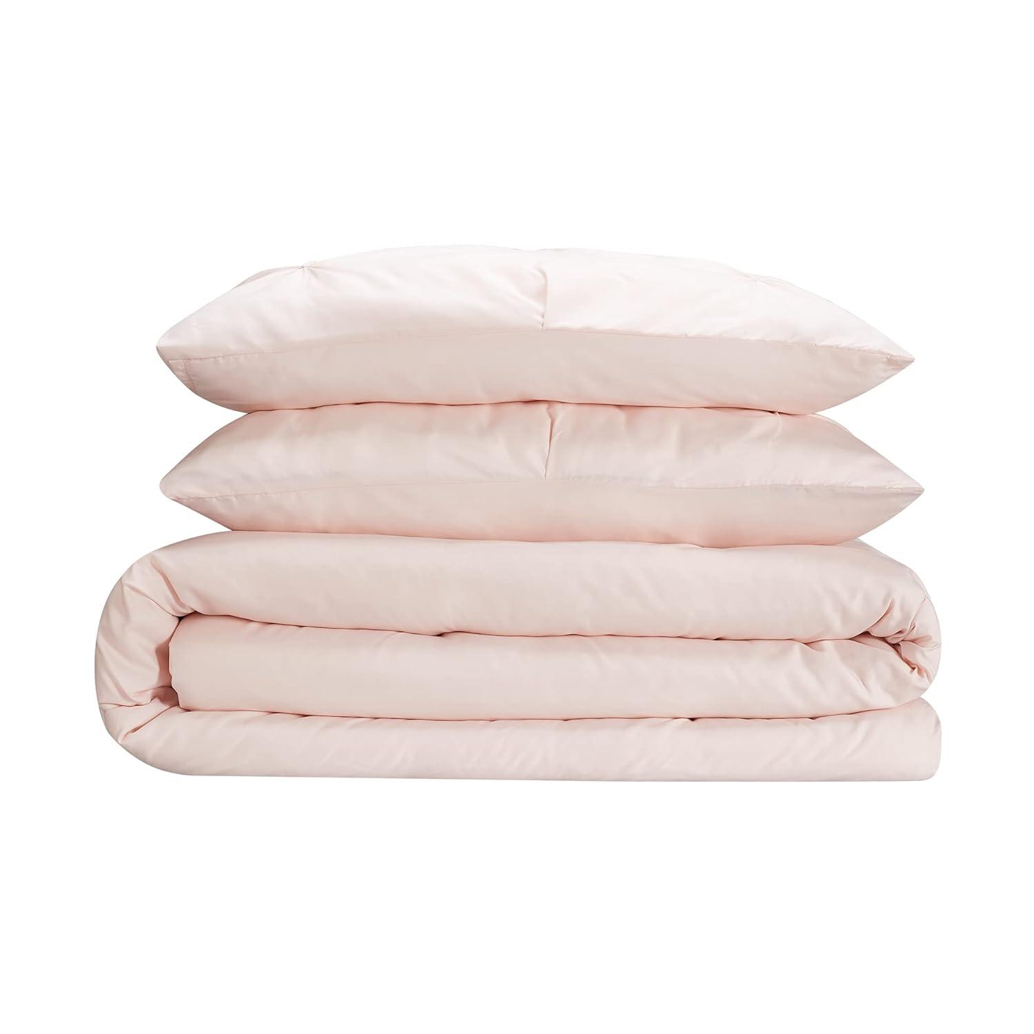 Serta Simply Clean Microfiber 3 Piece Duvet Cover Set