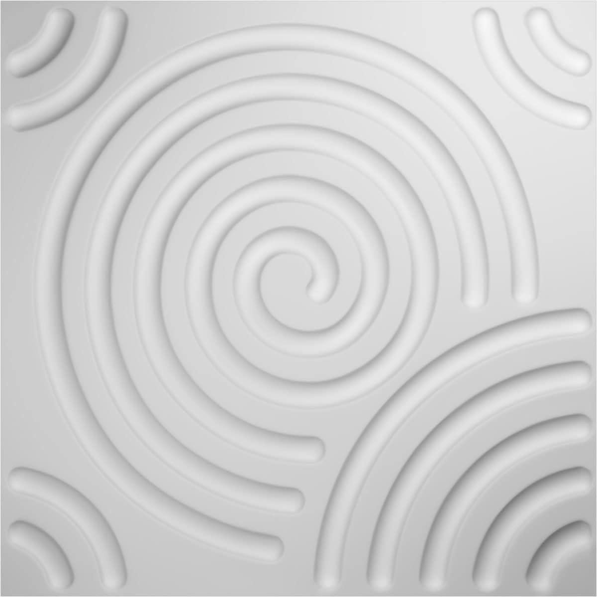 Ekena Millwork Spiral EnduraWall Decorative 3D Wall Panel (Set of 10)