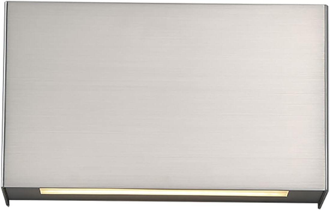 WAC Lighting Blok 1-Light LED 3000K Contemporary Aluminum Wall Sconce in Nickel