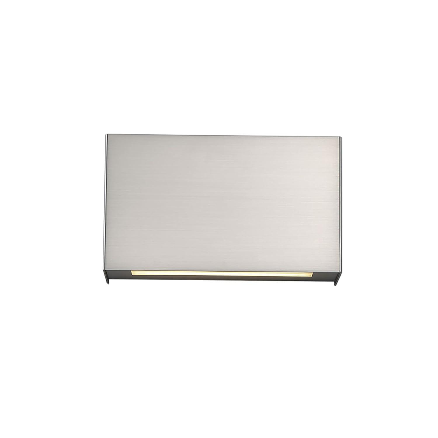 WAC Lighting Blok 1-Light LED 3000K Contemporary Aluminum Wall Sconce in Nickel