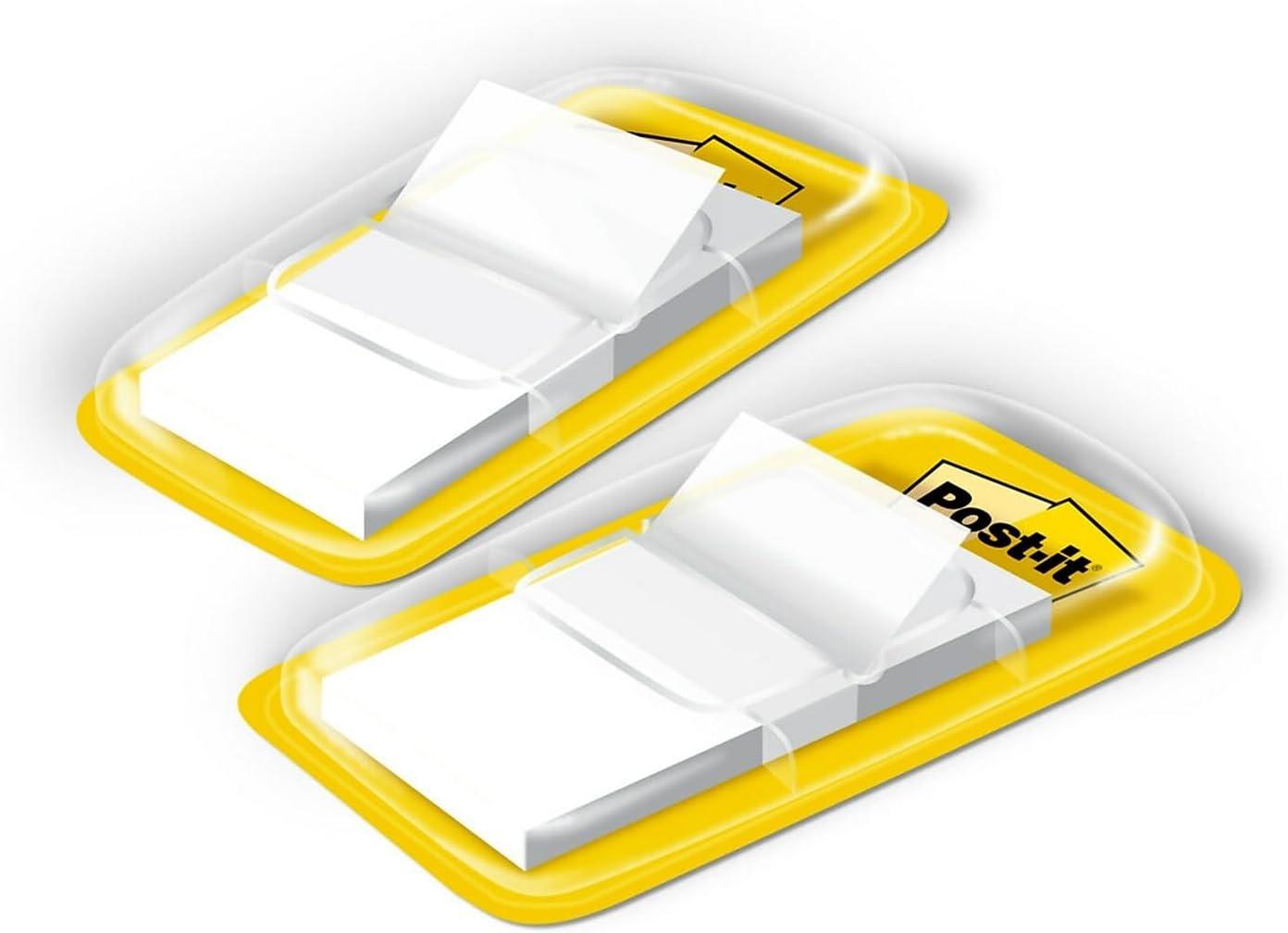 Post-it Standard Page Flags in Dispenser White 100 Flags/Dispenser 680WE2