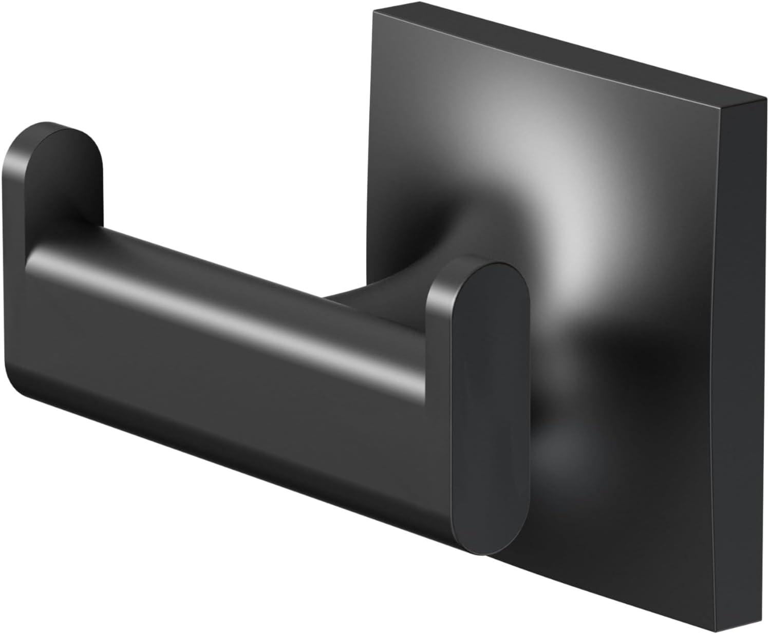 Matte Black Modern Metal Robe Hook