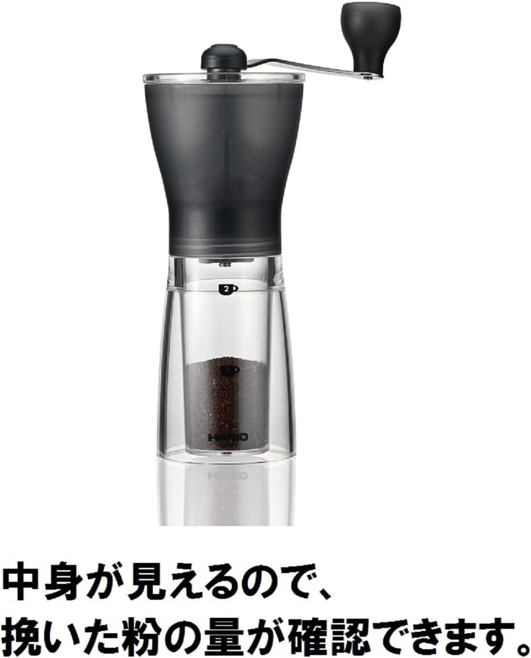 Black Ceramic Manual Adjustable Coffee Grinder