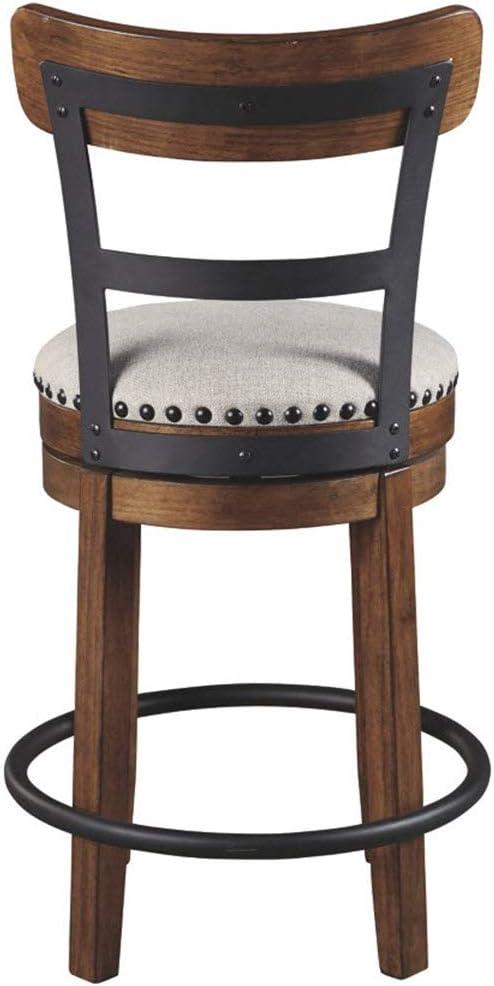 Valebeck Upholstered Swivel Counter Height Barstool - Signature Design by Ashley