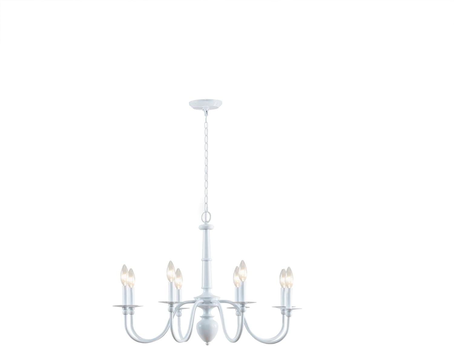 Martha Stewart Amelia 8-Light Traditional Metal Chandelier